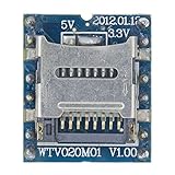 WTV020 WTV020-SD WTV020SD-20SS Mini SD Card MP3 Sound Module For PIC WTV020-SD-16P