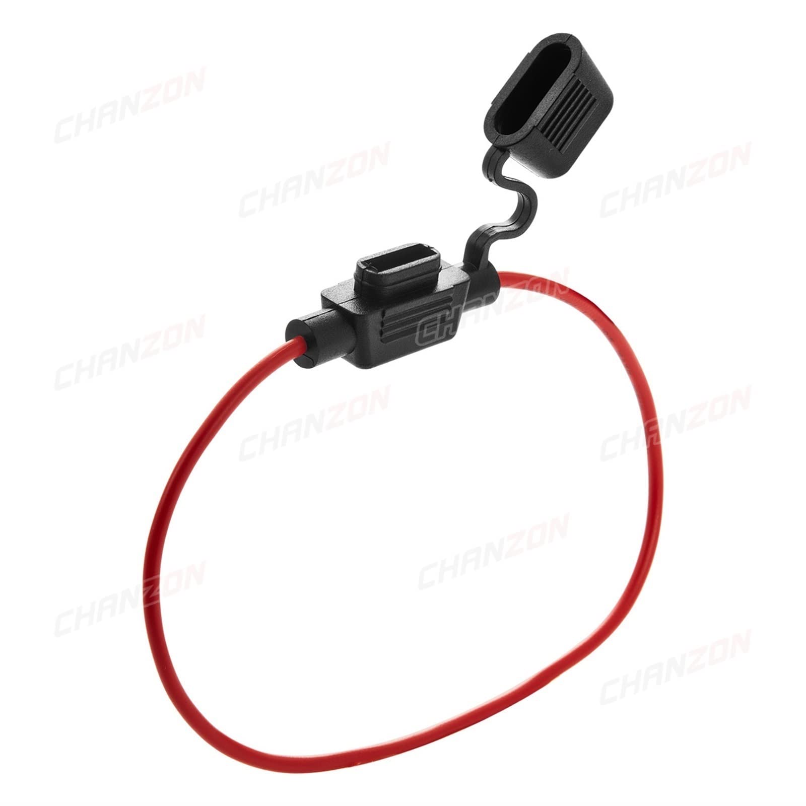 5 szt. Auto ostrze samochodowe typ rzędowy ATM mini bezpiecznik wodoodporny uchwyt obudowa silnik kran dmuchanie blo 12 V 32 V 16 AWG przewód odcięcia przełącznik gniazdo