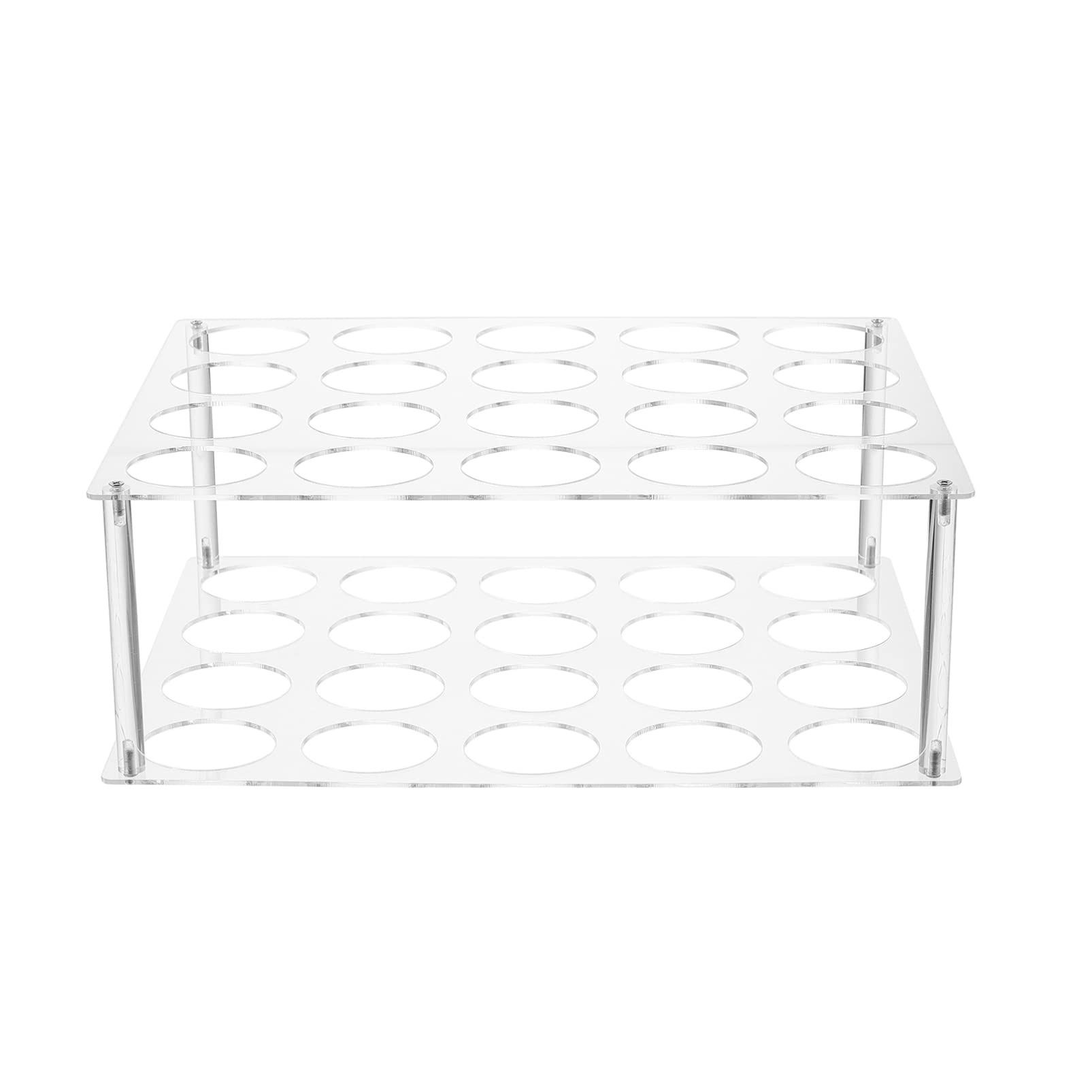 VICASKY Acrylic 20-Hole Vinyl Storage Rack Over Door Organizer Craft Paper Holder Sturdy Lightweight