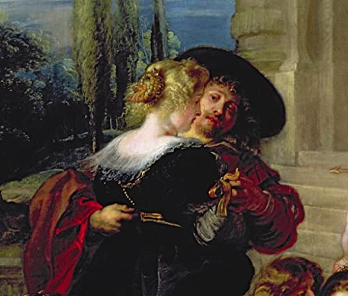 Toile le jardin de l'amour de Peter Paul Rubens déco salon