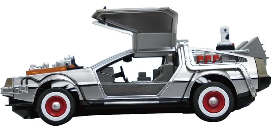 Back to the Future デロリアンタイムマシンセット 3台 年間累計販売数7万台以上のリアルホイールシリーズから『R/C