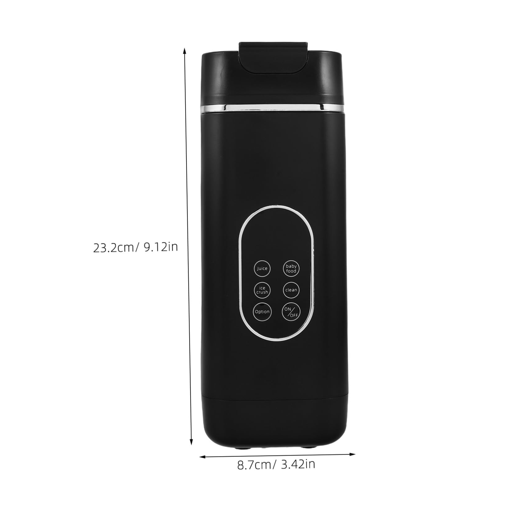 ABOOFAN Frullatore Portatile 420ml con 12 Lame in Plastico, Ricaricabile USB Type-c, Potente 50w per Spremitura Elettrica e Triturazione Ghiaccio, per Smoothie e Proteine