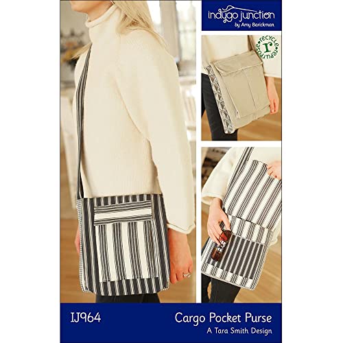 Indygo Junction Recycled Cargo Pocket Purse Sewing Pattern #TOP11