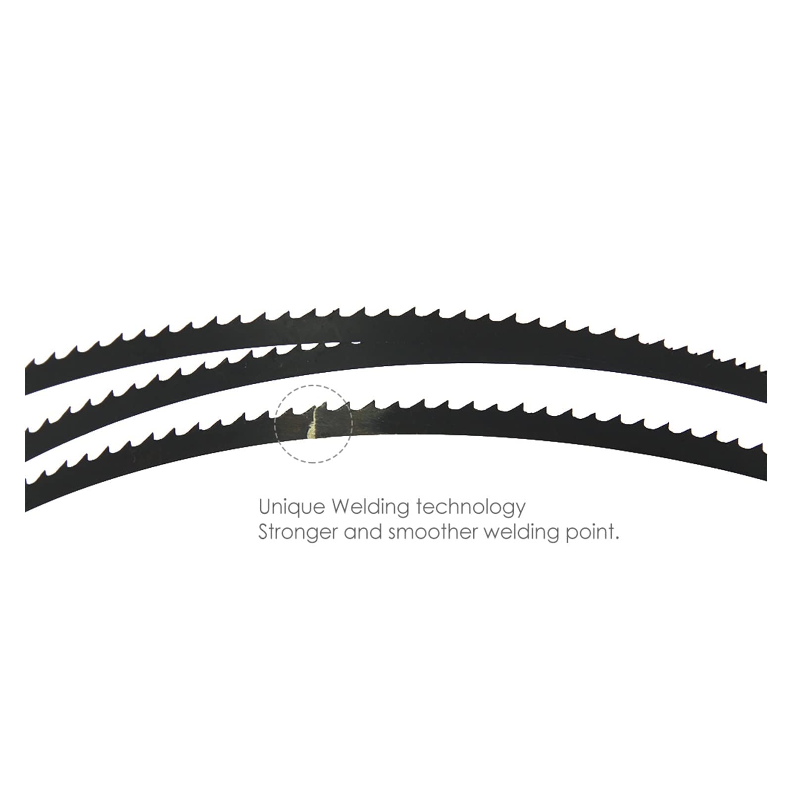 Brzeszczot do piły taśmowej 2 szt. 1826x6,35x0,35 mm brzeszczoty do pił taśmowych z włókna węglowego 6 10 15 TPI narzędzia do cięcia drewna piła taśmowa do drewna(10 TPI)