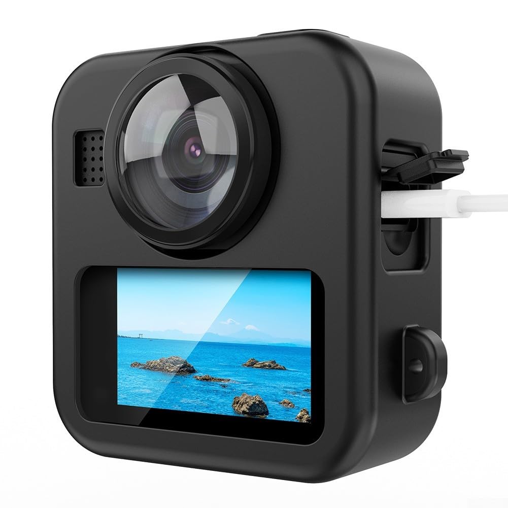 Couvercle de batterie en ABS pour Go Pro Max2, couvercle de batterie étanche pour porte latérale, accessoire de protection essentiel