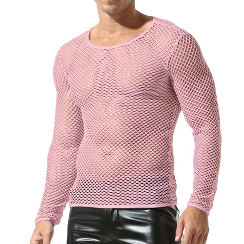 Sexy Men's T-Shirt Mesh Fishnet Sleeveless Undershirt Hollow Out Tank Top3