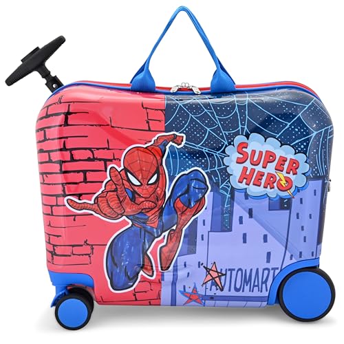 Fast Forward Marvel Spiderman Ride-On Kids Suitcase - 18