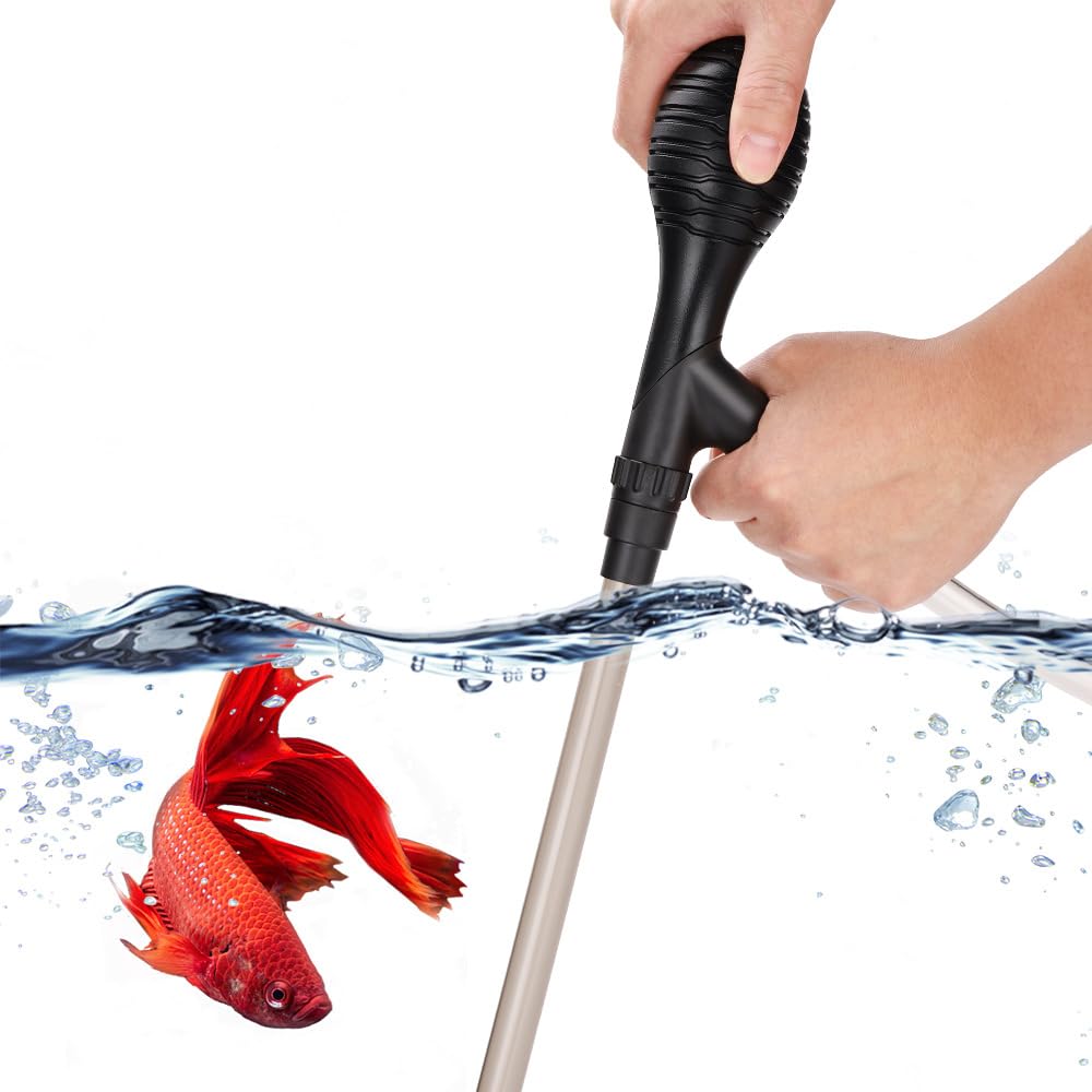 Fish Tank Cleaning Kit，Aquarium Gravel Cleaner, Fish Tank Water Changer Tool with Sand Cleaning Siphon Pump