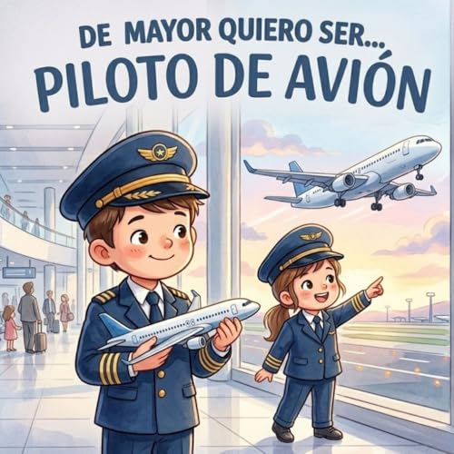 De mayor quiero ser... piloto: Una aventura infantil llena de ilusión, valentía y sueños para descubrir la aviación, los aviones y el mundo de los pilotos