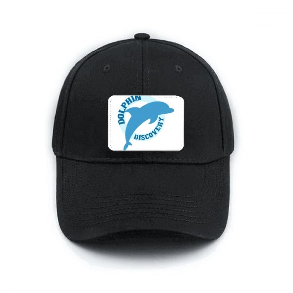 Casquette de baseball classique noire Blue Ocean à visière incurvée