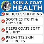 BARK&SPARK Omega 3 for Dogs - 180 Fish Oil Treats for Dog Shedding, Skin Allergy, Itch Relief, Hot Spots Treatment - Joint Health - Skin and Coat Supplement - EPA & DHA Fatty Acids - Salmon Oil - Image 2