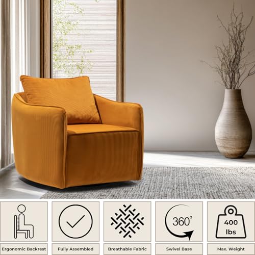 Sillón Plegable Tela Performance Color Naranja miniatura 4