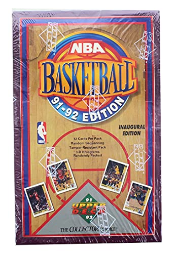 91-92 Upper Deck Basketball Factory Sealed Box Inaugural Edition