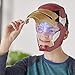 Avengers Marvel Iron Man Flip FX Mask with Flip-Activated Light Effects for Costume and Role-Play Dress Up Brown/a