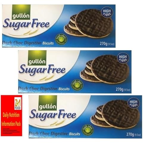 Gullon Sugar Free Dark Choc Digestive Biscuits 270g Cover