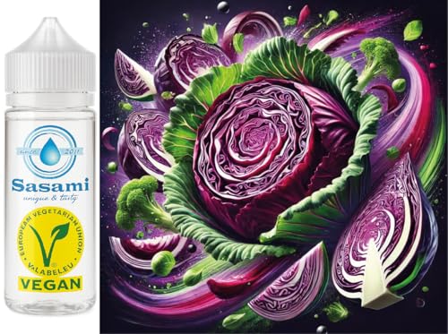 Chou rouge arôme concentré Sasami liquide vegan additif aromatique pour préparation DIY 100 ml