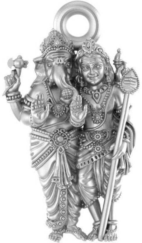 Pendentif argent sterling de pureté 92,5 % Ganesh Mtrolls