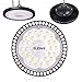 ELEING UFO Foco LED de Alta Bahía, 100W 8000LM Foco Interior Techo 6500K (Blanco Frío) Industrial led Luz Impermeable IP65 para Fábricas, Traspatio,Garaje
