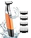 Price comparison product image Babacom Beard Trimmer, Wet and Dry Men's Electric Razor, USB Rechargeable Body Hair Remover for Women, Hybrid Precision Trimmer and Edger with 4 Guide Combs and Cleansing Brush