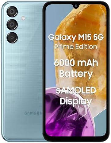 Samsung Galaxy M15 5G Prime Edition (Celestial Blue,4GB RAM,128GB...