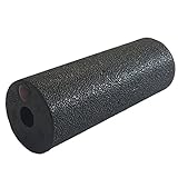 diMio Mini-Epp Hartschaum für Unterwegs Oder bei Der Arbeit Faszienrolle, in 3 Farben und Härtegraden - Schwarz (sehr hart), Rot (hart), Blau (mittlere Härte), 15x5.4cm (Schwarz (sehr hart))