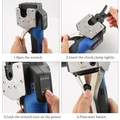 Kit d'outils d'évasement pour tubes excentriques et extenseur réglable LED - 7