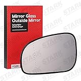OE number: 30744790, 9203118 STARK Spiegelglas Glas Aussenspiegel beheizt, asphärisch links