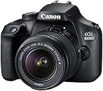 Canon EOS 4000D / Rebel T100 DSLR Camera with 18-55mm Lens + Creative Filter Set, EOS Camera Bag + Sandisk Ultra 64GB Card + 6AVE Electronics Cleaning Set, and More (International Model) (Renewed)