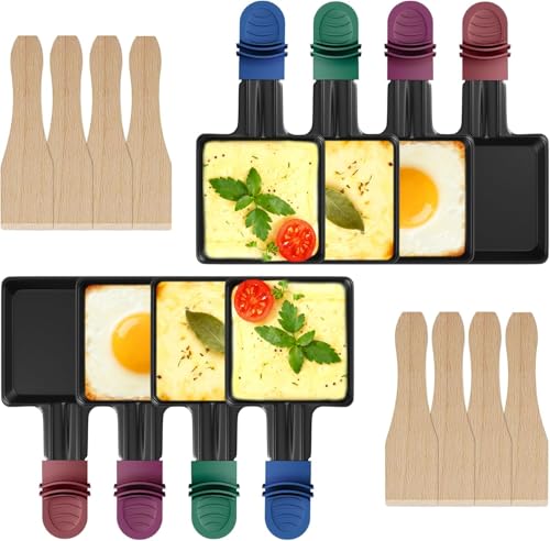 ipow 8 Stück Raclette Pfännchen Ersatz Mini Pfännchen...