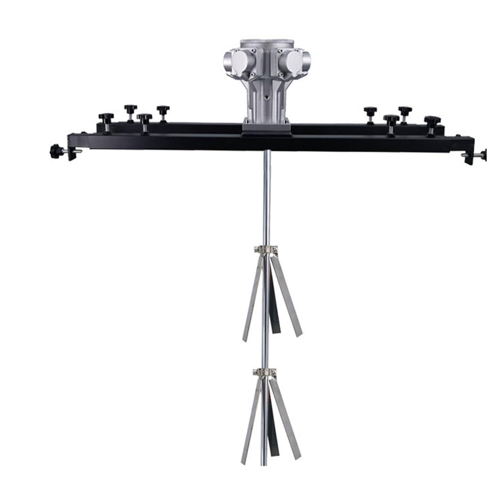 Agitador de aire IBC de 1 HP, mezclador de pintura neumático de 1000 L con palas plegables de acero inoxidable de 400 mm, 0-1200 RPM, varilla agitadora de 900 mm, for pintura, revestimiento y alimenta