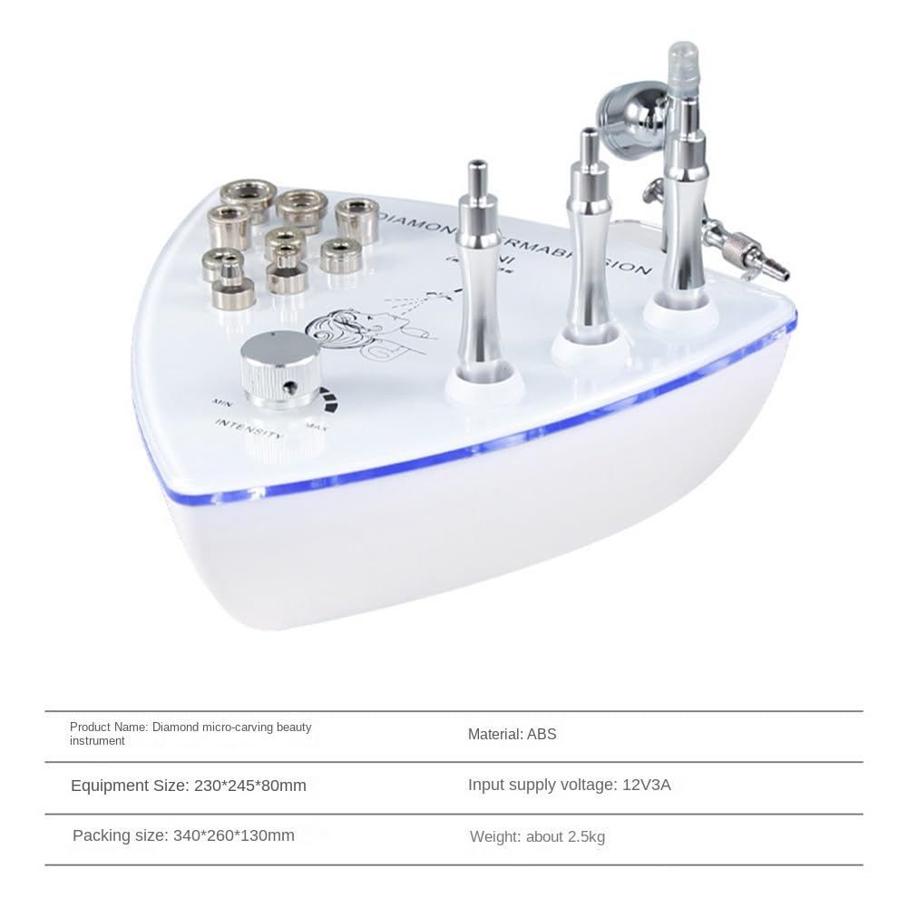 Diamante DermoabrasióN Peeling MicrodermoabrasióN Rociador de Agua MáQuina de Belleza VacíO Limpieza Piel Enchufe de la UE