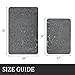 YIHOUSE Bathroom Rugs Mat Set 2 Piece Dark Grey, Memory Foam Bath Mats Sets, Non Slip Water Absorbent Washable Bath Rugs for Sink, Toilet and Floor