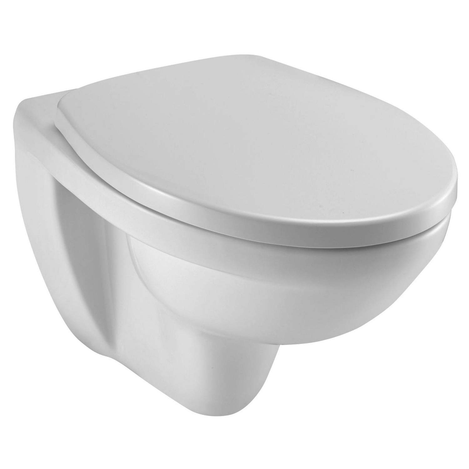 JACOB DELAFON Cuvette suspendue Patio sans bride 53,5x36 cm - Blanc (sans abattant)