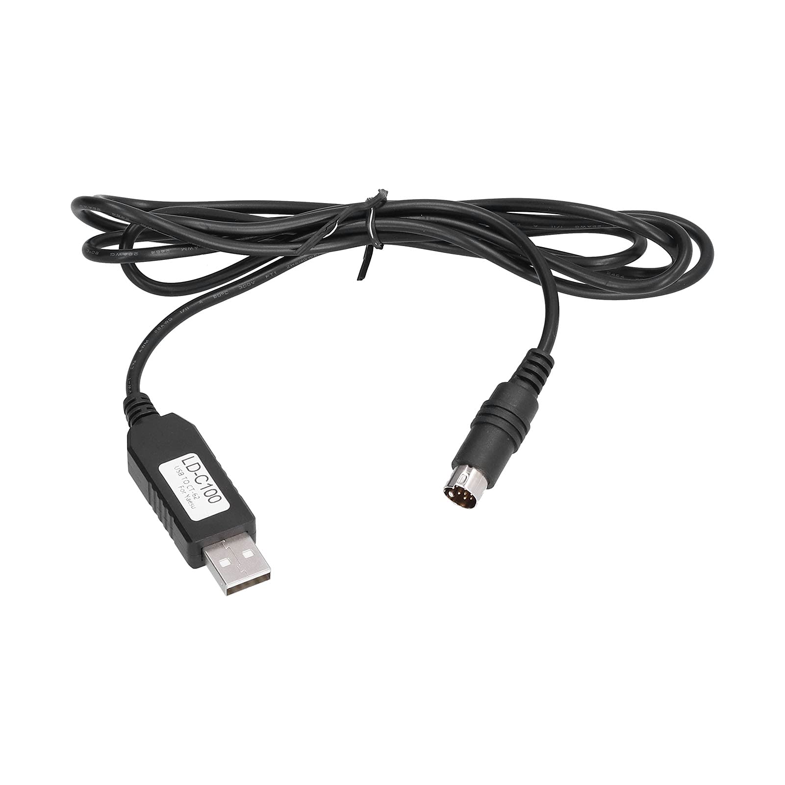 Fictory USB Programming Cable Radio Data Line - Reliable Connection for Yaesu FT Models, BLACK