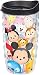 Tervis 1216457 Disney - Tsum Tsum Stack Tumbler with Wrap and Black Lid 10oz Wavy, Clear