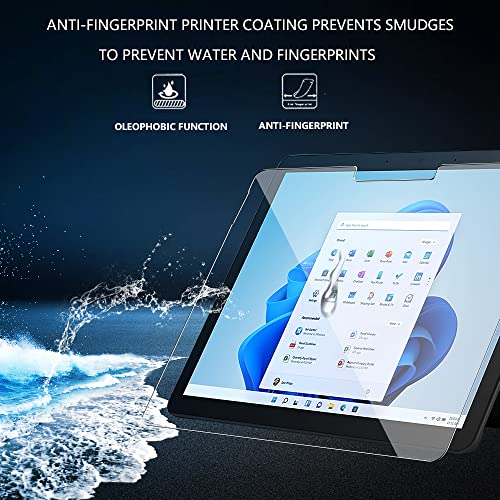 Soatuto Tempered Glass Screen Protector For Microsoft Surface Pro 9 / Pro 8 / Surface Pro X 13 Inch Tablet Screen Film Anti-Scratch High Sensitivity Ultra Thin High Response Easy Installation (1 Pcs) #TOP5