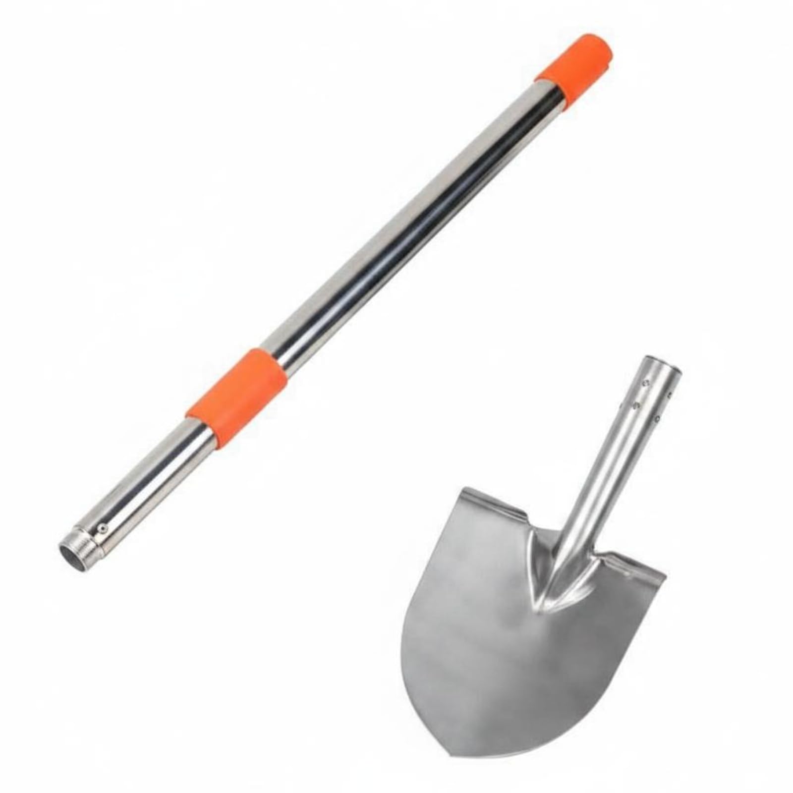 MERIGLARE Pelle Pliante Outil Entrenchment Pelle Télescopique Pelle Détachable en Acier Inoxydable Résistante à la Boue et à la Neige pour Excavation Plantation, Style to 1