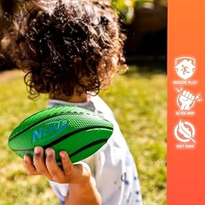 Nerf Mini Foam Sports Ball Set - Foam Football, Soccer Ball + Basketball Set Soft Foam Sports Set for Kids Nerf Mini Foam Sports Ball Set Foam Football Soccer Ball Basketball Set Soft Foam Sports Set for Kids