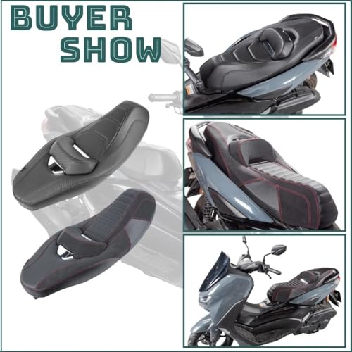 Cojín de asiento para motocicleta NMAX125 con acabados de alta resistencia y diseño ergonómico 4