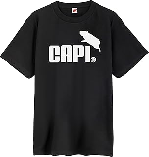 [シャレもん] おもしろ Tシャツ 【 カピバラ ジャンプ tシャツ 】メンズ レディース 男性 女性 グッズ 面白い 誕生日 プレゼント ギフト 動物好き アニマルT かぴばら オニテンジクネズミ 鬼天竺鼠 動物園 オフ会
