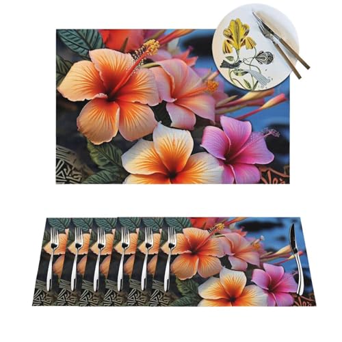 Sets de table antidérapants pour dîners de famille et fêtes