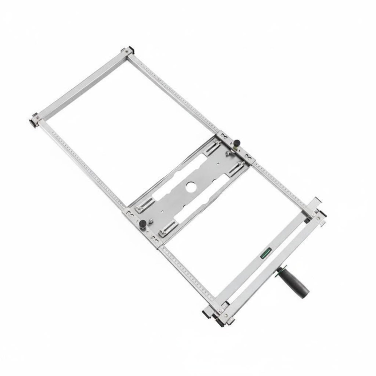 Sharplace Guía de de Acero Inoxidable para Cortes de Panel con Medición Bimarcada Ajuste de Anchura Deslizante y Mecanismo de Bloqueo Apta para s Circulares O, Grande 7 Pulgadas