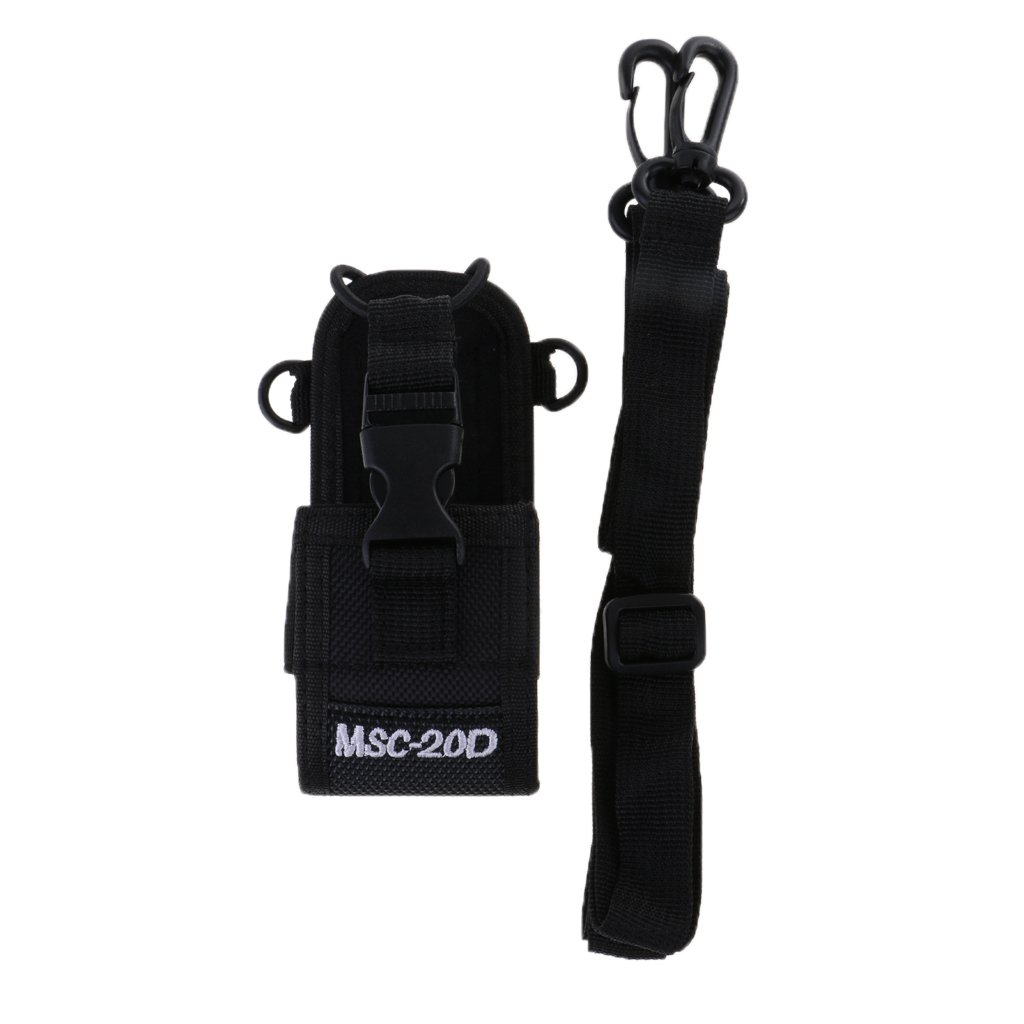 MagiDeal Walkie Talkie Radio Nylon Bag Carry Case Holder Sleeve for BaoFeng Motorola