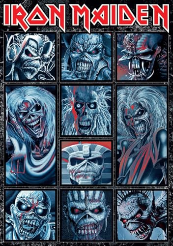 Image of Pyramid International Iron Maiden Ten Eddies Postcard Print A6 (1 Card Supplied)