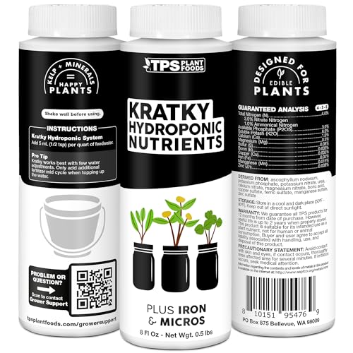 Fertilizante Hidropónico Kratky Líquido 8 oz miniatura 5