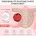 Red Light Therapy for Neck, 660nm Red Light Therapy & 850nm Near Infrared Light Therapy for Neck Decollete Chest Body at Home and Travel (Apricot)
