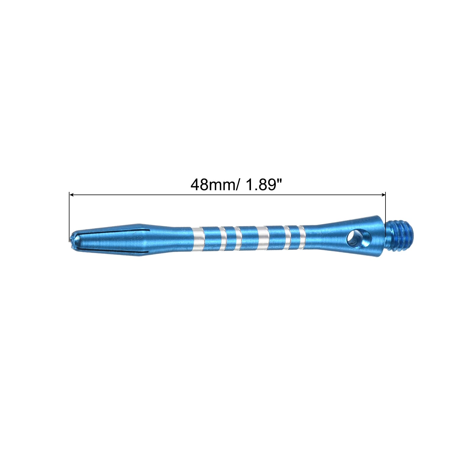 PATIKIL 45mm Aluminum Dart Shafts, Medium 2BA Thread Dart Stems Dart Accessories Throwing Fitting for Steel Tip - Image 2