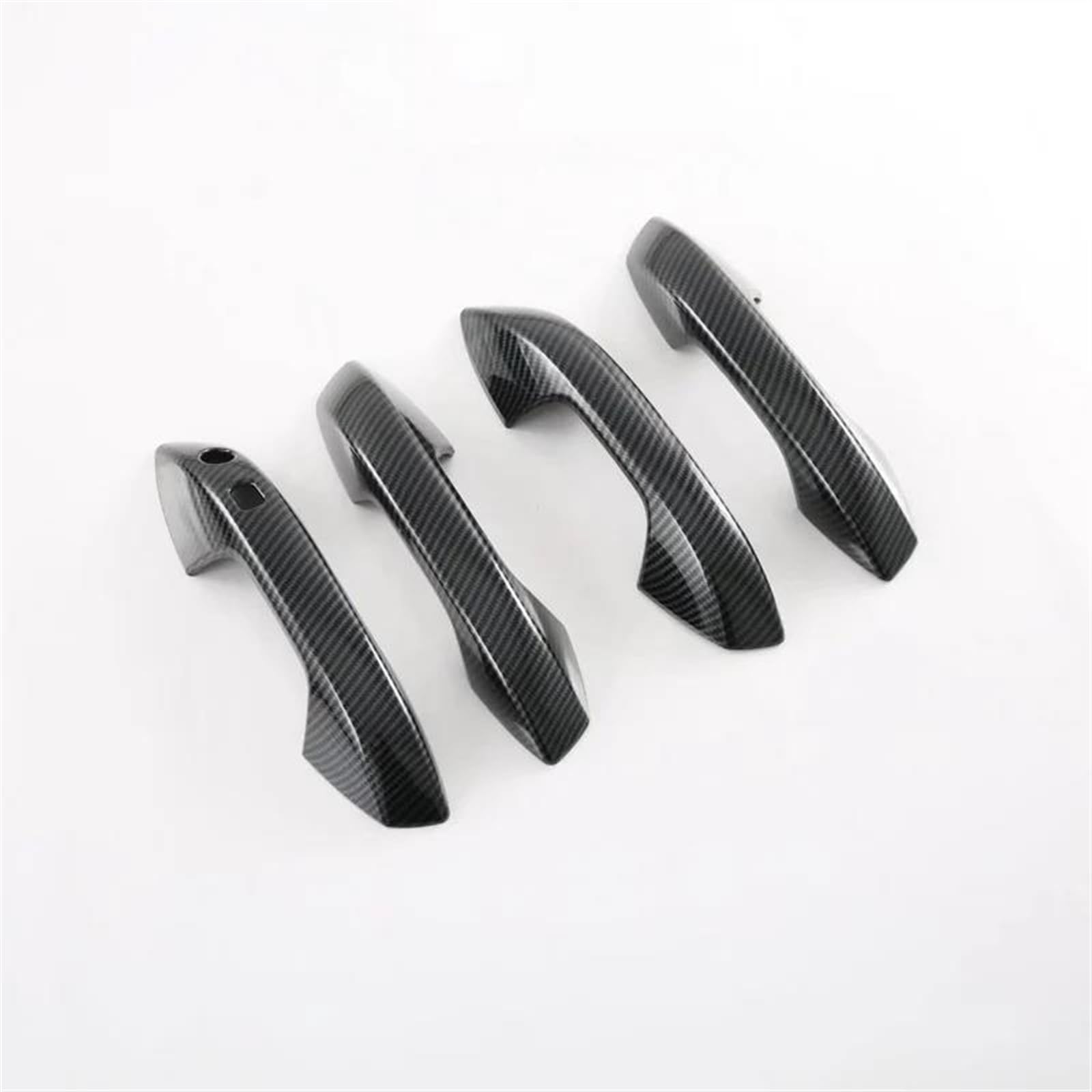 Slimes Carbon L Car Trim Exterior Door Handles Bowl Cover Protection Sticker Accessories For Byd Atto3 Atto 3 2022 2021 Protection(Carbon L)