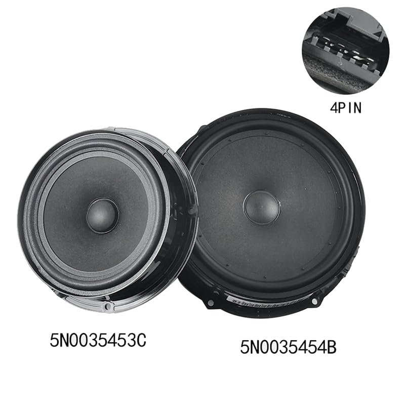 JCAKES Altoparlante for porta automatica Altoparlante for basso basso Tromba Tromba Altoparlante for musica Radio for Tiguan 5N0035454B (Size : 5N0035453C)