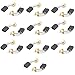 Aexit 10 Pairs Tools & Equipment 17 x 13 x 7mm Electric Tool Motor Carbon Brushes Brushes & Dusters Dark Gray